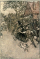 Ingoldsby Legends Tappington Mill-Dam Poster Print by A. Rackham