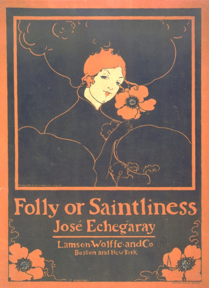 Folly or Saintliness 1895 Poster Print by Ethel Reed