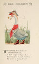 Bird Children 1912 Snow Goose Poster Print by M.T. Ross showcasing beautiful avian art.