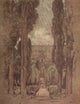 Italian Hours 1909 Villa D'Este, Tivoli Poster Print by Joseph Pennell