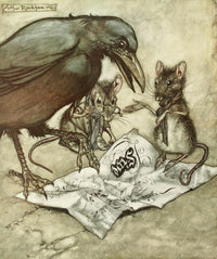 Peter Pan in Kensington Gardens 1912 Poster Print by Arthur Rackham