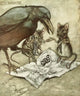 Peter Pan in Kensington Gardens 1912 Poster Print by Arthur Rackham