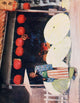 Japan 1901 Umbrellas & Commerce Poster Print by Mortimer Menpes