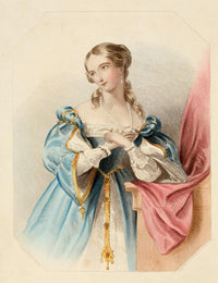 The Offering of Beauty 1848 Poster Print by Edmund Thomas Parris