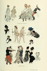 Scribner's Magazine 45 At the Bal Tabarin Poster Print by George Wright