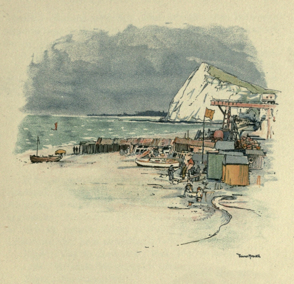 Unknown Kent 1922 Dover Foreshore Poster Print by Donald Maxwell