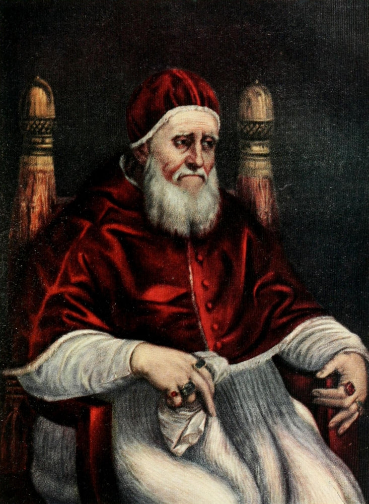 Pope Julius II Poster Print by Raphael, vibrant Renaissance artwork