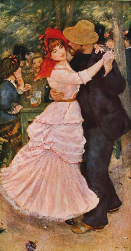 La Bal at Bougival by Pierre-Auguste Renoir Poster Print