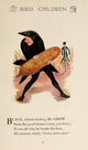 Bird Children 1912 Mr. Crow Poster Print by M.T. Ross