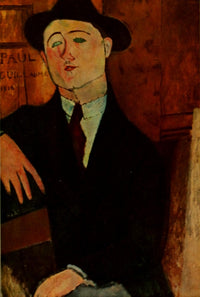 Paul Guillaume Poster Print by Amedeo Modigliani featuring 1916 artwork.