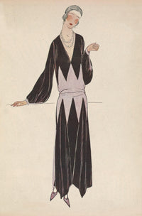 Soeurs David Gazette du Bon Ton 1922 Gown Poster Print