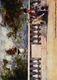 Paris 1909 Tuileries Poster Print by Mortimer Menpes showcasing a classic Parisian landscape.