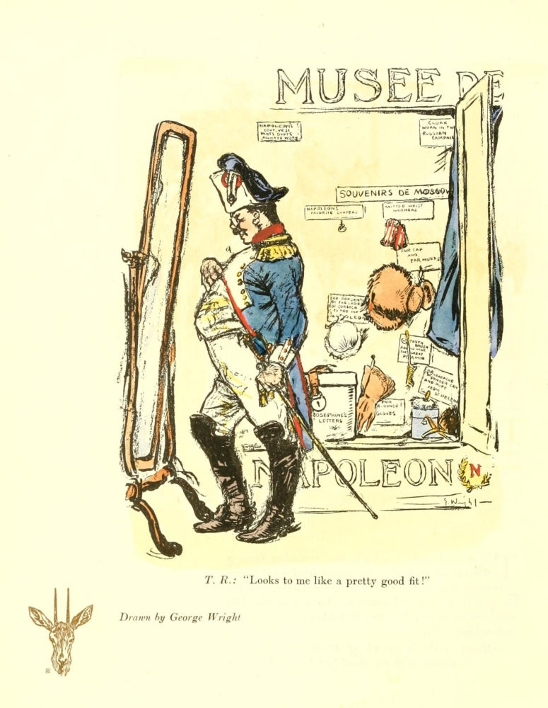 Welcome Home 1910 Napoleon Museum Poster Print by George Wright