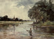 Fishermen's Weather 1906 On the Avon Poster Print by Charles Whymper
