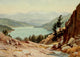 California 1914 Donner Lake Art Print by H. Sutton Palmer