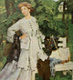 Fine art print of The Grey Dress by Leo Putz, showcasing elegance and sophistication.