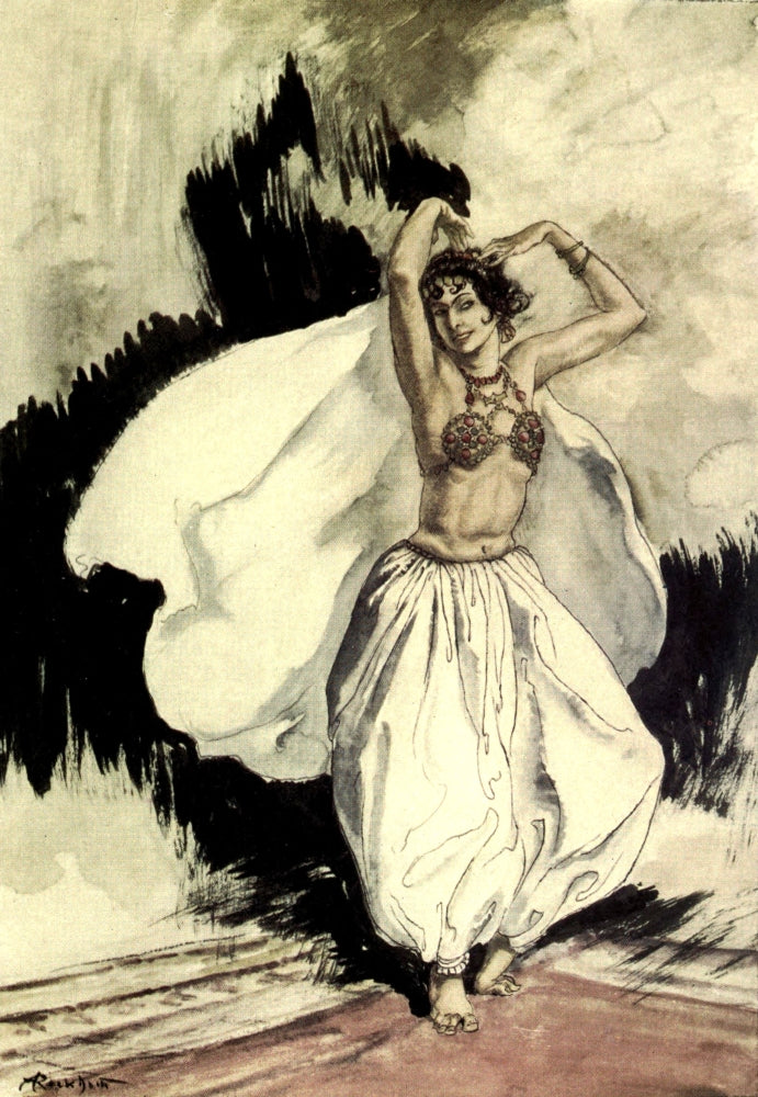 Peer Gynt 1936 Anitra's Dance Poster Print by A. Rackham featuring vibrant colors and intricate details.