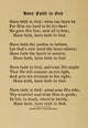 Have Faith in God Poster Print by James McGranahan showcasing inspirational typography.