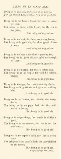 In the Yule-log Glow 1892 Bring Us in Good Ale Poster Print by Thomas Wright