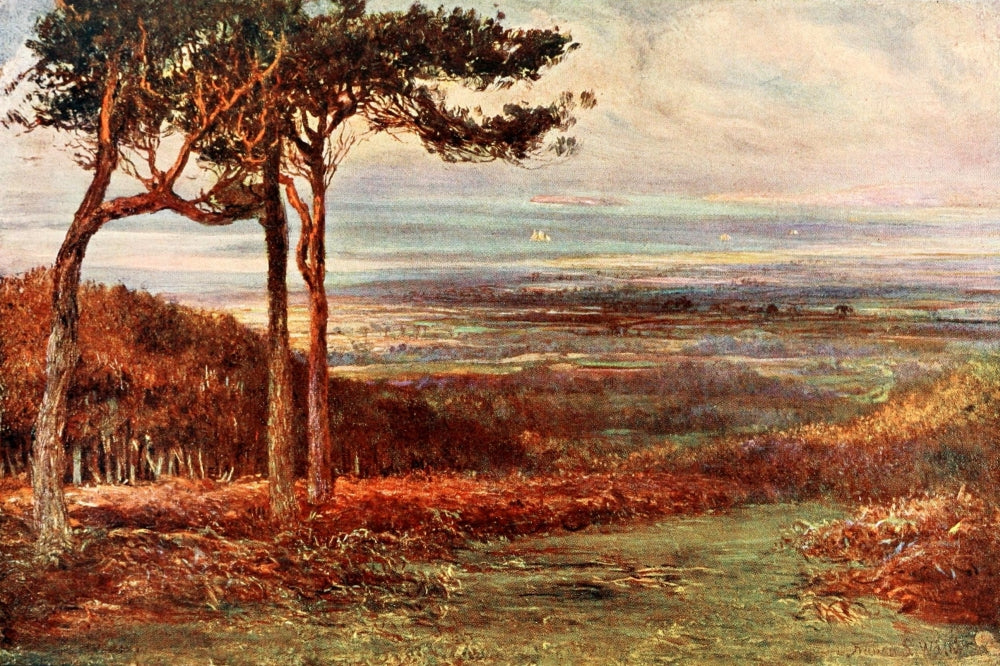Poets' Country 1907 Alfoxden Poster Print by Francis S. Walker