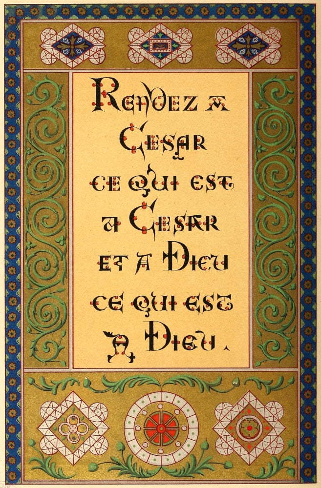 Les Évangiles des Dimanches et Fêtes de l'Année 1864 Mark 12.17 Poster Print