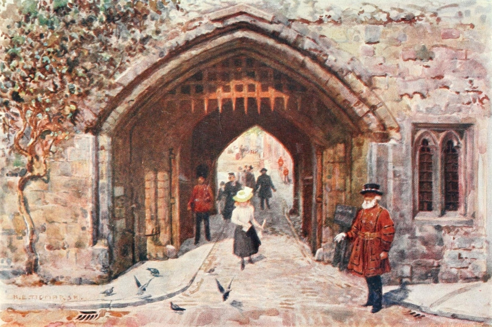 Her Majesty's Tower 1901 Tower of London Bloody Tower Poster Print