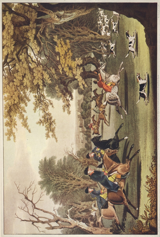 The Royal Hunt in Windsor Park Poster Print showcasing royal hunting traditions