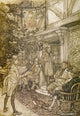 Rip Van Winkle 1905 Before Small Inn Poster Print by A. Rackham