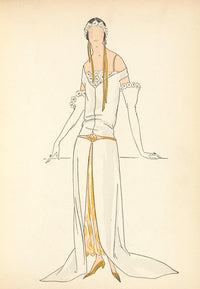 Soeurs David Gazette du Bon Ton 1921 Summer Gown Poster Print