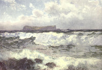 Old Water-colour Society 1905 Staffa Poster Print by Francis Powell