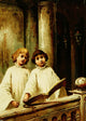 Baby's Lullaby Choir Boys Poster Print by William Taylor