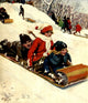 St. Nicholas Sledge Poster Print by Norman Price, festive holiday decor