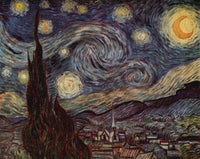 Starry Night 1889 Poster Print by Vincent Van Gogh