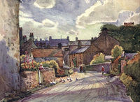 Lancashire 1921 Chipping Poster Print by Albert Woods, vintage art depicting the village of Chipping.