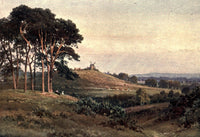 Surrey 1906 Reigate Heath in the Evening Poster Print by Harold Sutton Palmer