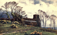 Burton Dassett Church Poster Print by F. Whitehead