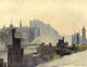 Charm of Edinburgh 1913 from Calton Hill Poster Print by Harry Morley