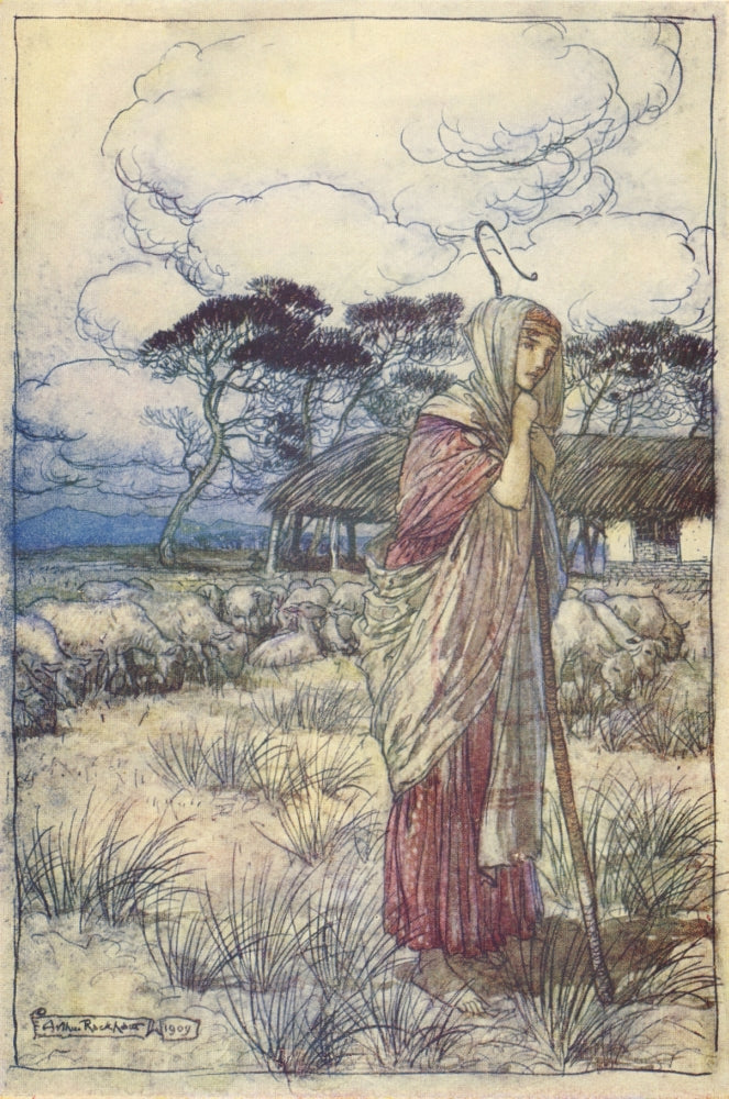 Tales from Shakespeare: Perdita Poster Print by A. Rackham