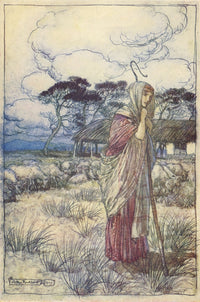 Tales from Shakespeare: Perdita Poster Print by A. Rackham