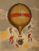 1890-1900 Henri Lachambre Balloon Poster Print showcasing vintage aviation art.
