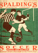 Spalding Soccer Football Guide 1916-17 Poster Print showcasing vintage soccer art.