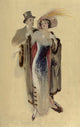 Theatre Magazine 1912 Couple Poster Print showcasing vintage art