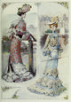Latest Paris Fashions 1877 Toilettes de Plage Poster Print