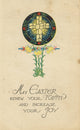1938 May Easter Renew Your Faith Poster Print - Inspirational Art