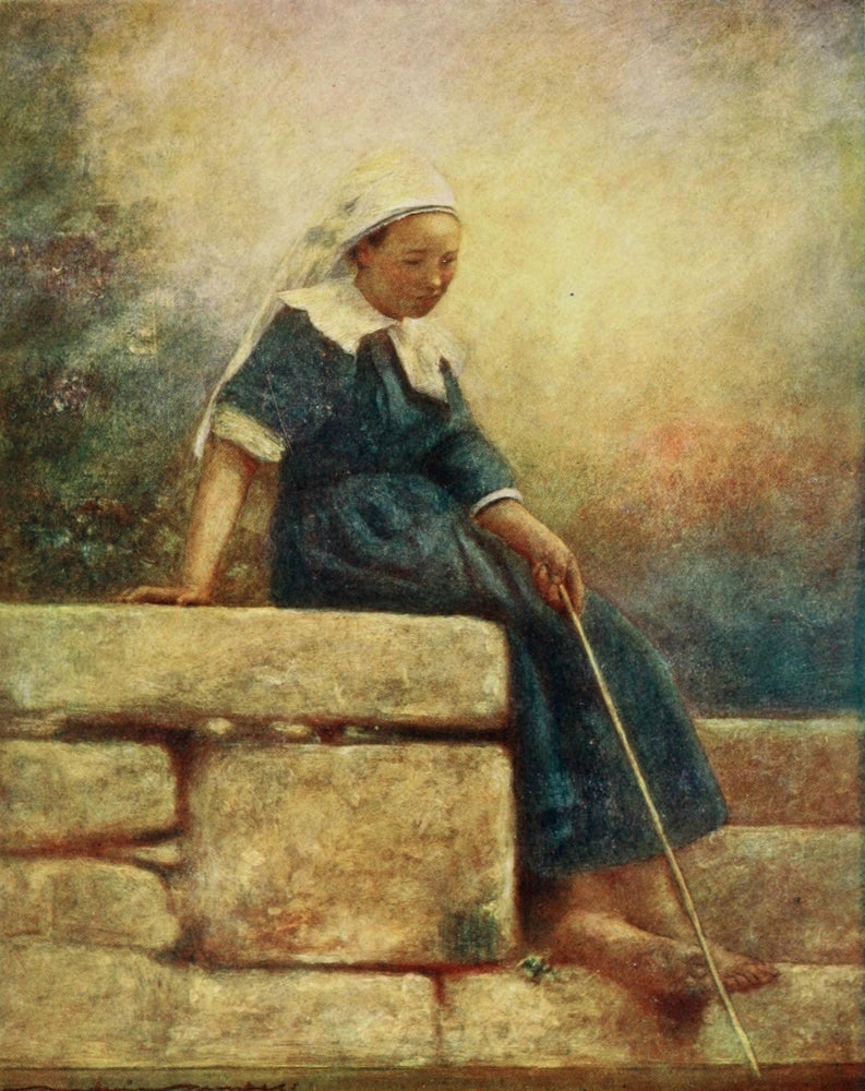 Brittany 1912 Idle Hours Poster Print by Mortimer Menpes