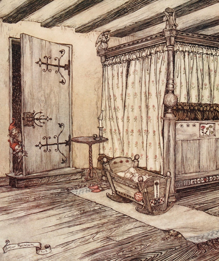 Midsummer Night's Dream 1908 Almost Fairy Time Poster Print by A. Rackham