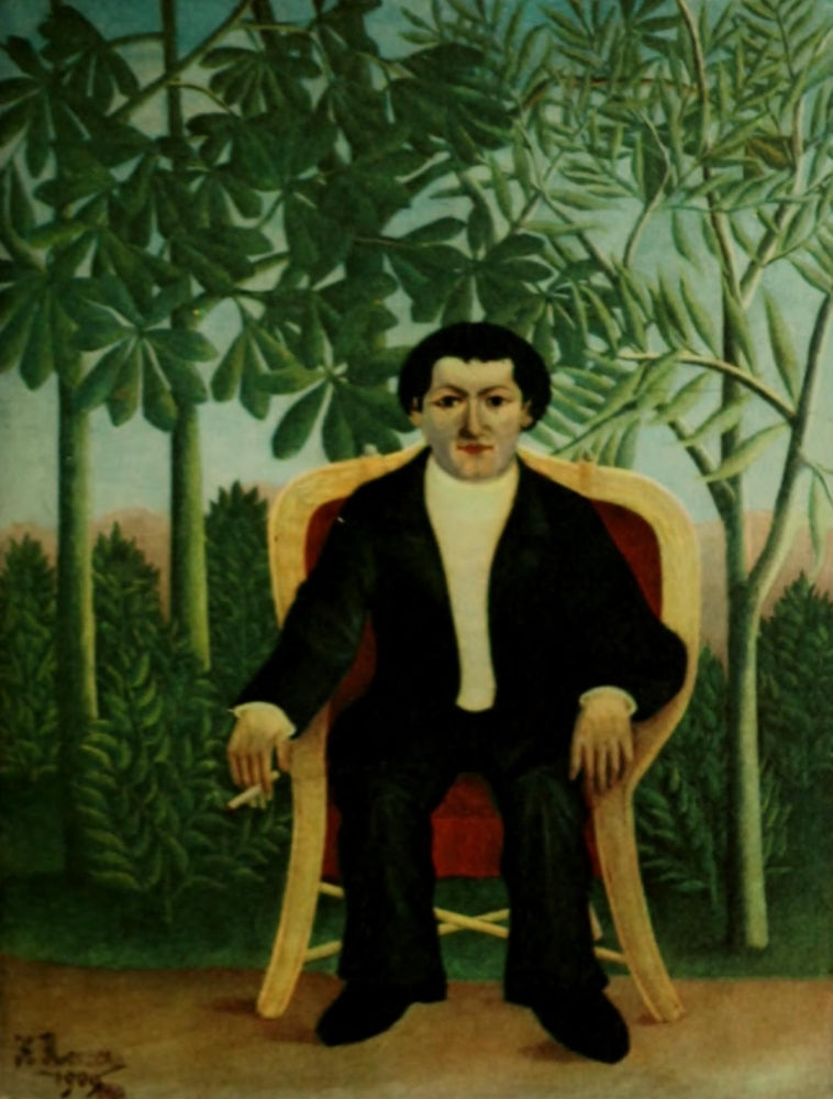 Portrait of Joseph Brummer 1910 Art Print by Henri Rousseau