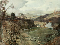 Royal Scottish Academy 1907 Oakwood Tower Poster Print by Thomas Scott