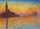 San Giorgio Maggiore by Twilight 1912 Poster Print by Claude Monet