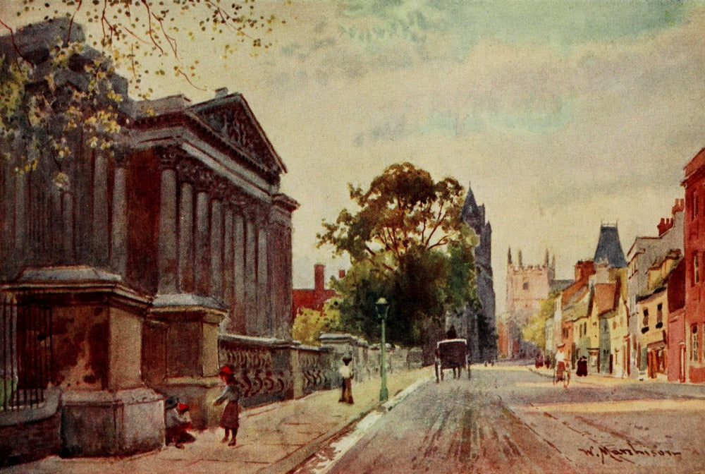 Cambridge 1907 Fitzwilliam Museum Art Print by William Matthison